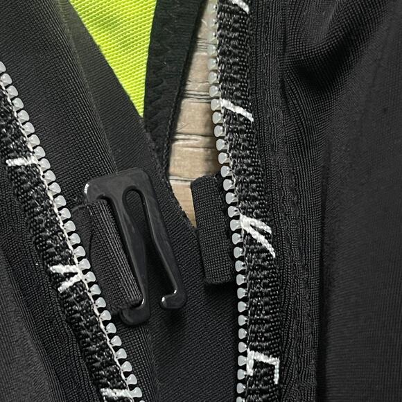 Nike Womens Shape Dri-fit Sports Bra Small Front Zip Athletic Logo Swoosh Gym - Picture 4 of 11